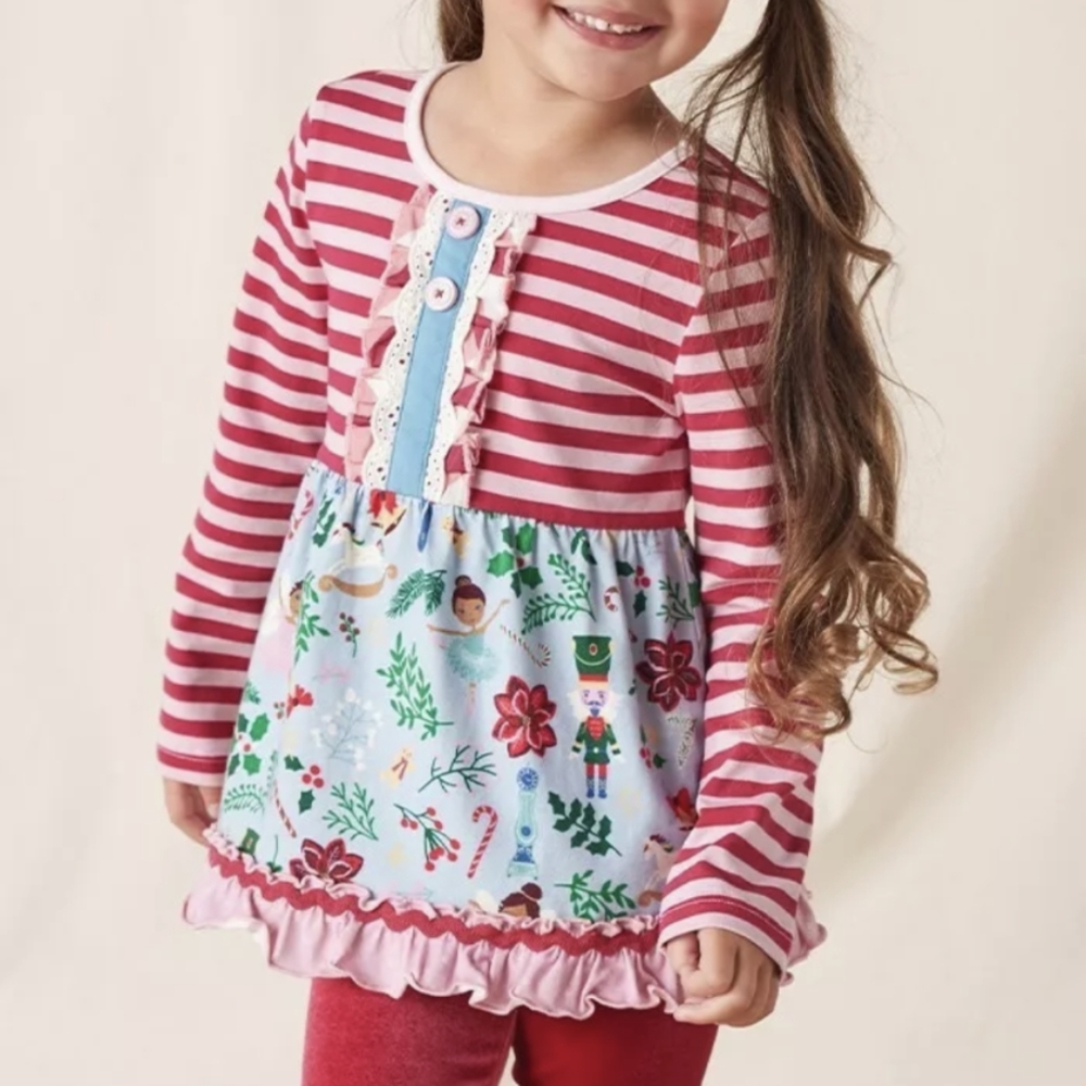 NWT Matilda Jane Heart to Heart Nutcracker Shirt Tunic